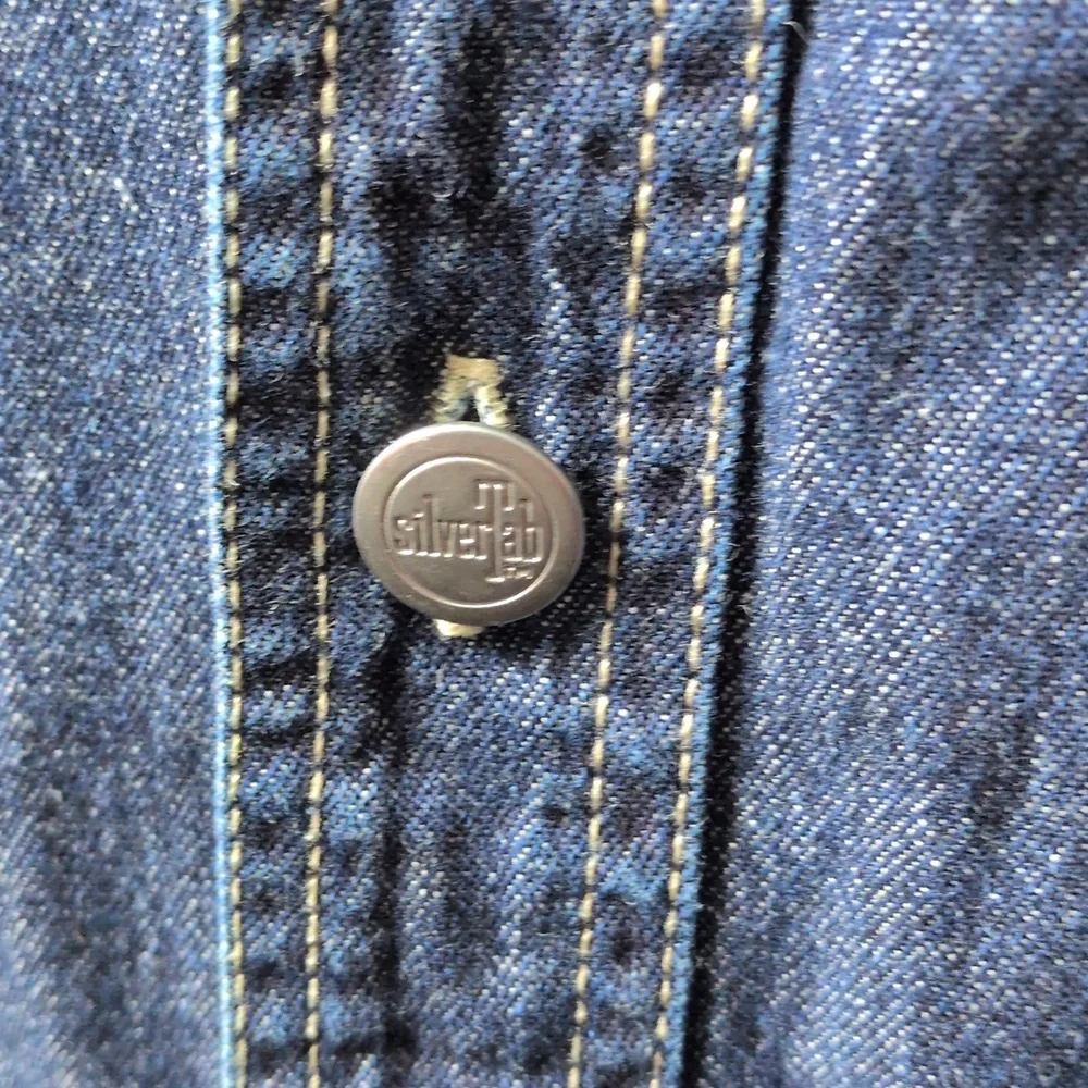 ✨ RARE Sample Garment! Levi's Silvertab Men's Button Down Denim Shirt Size XL - Picture 5 of 10